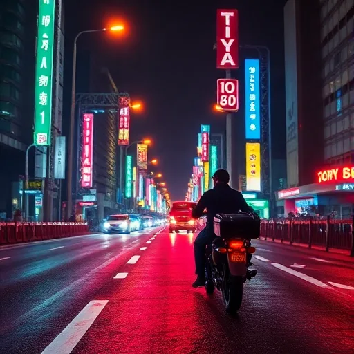 Neon Trails and Tokyo Lights