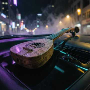 Moonlit Shamisen