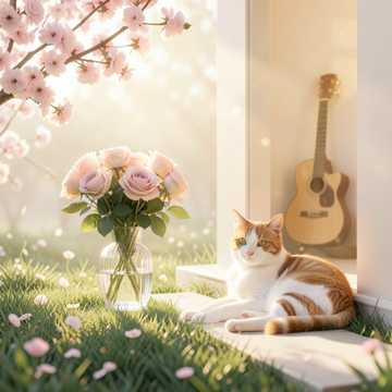 A Morning With My Cat Tommy