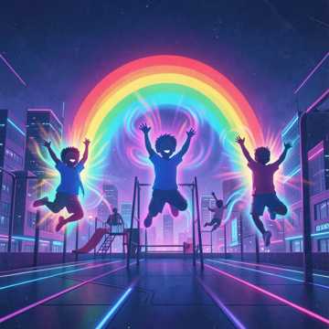 Colorful Power Waves