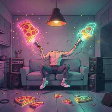 Pizza‑Pumped Birthday Brawl