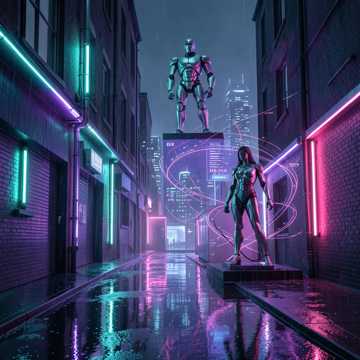 Cyberpunk tensão