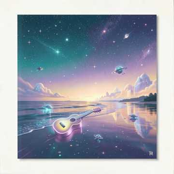 Celestial Ukulele Dreamscape