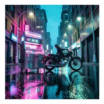 Neon Backbeat