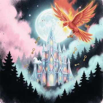 Glas-Schloss des Mondes