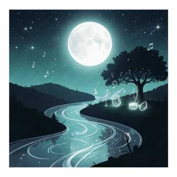 Echoes of the Moonlit River