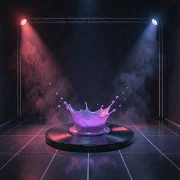 Purple Splash Art Funk