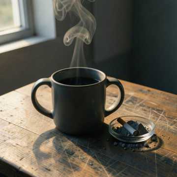 Qualm im Becher Qualm im Becher
