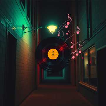 In a night 