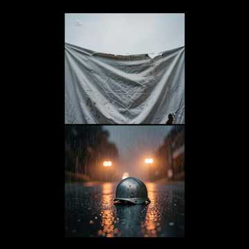 Sous la pluie, tiens bon