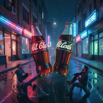Vamos a pelear un vaso de refresco