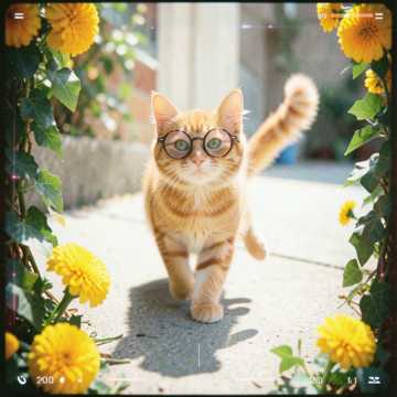 Kucing Kecil Bergaya