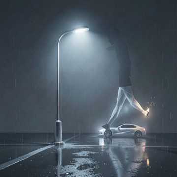 Pluie d'ombre marine