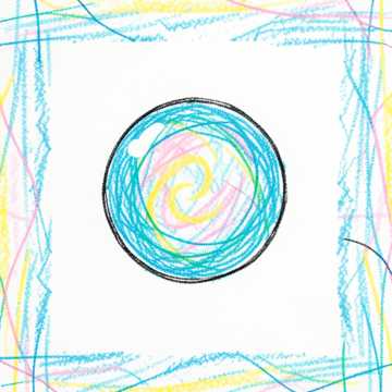 Mond aus Glas