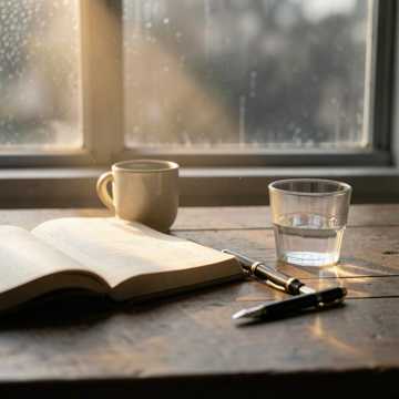 Rainy Study Table