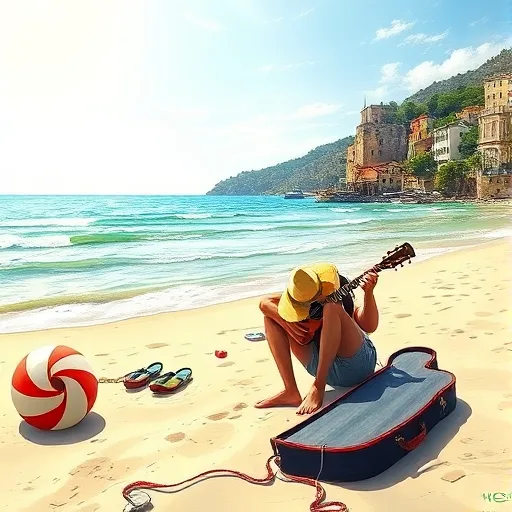 Mandolina Rock na Plaži