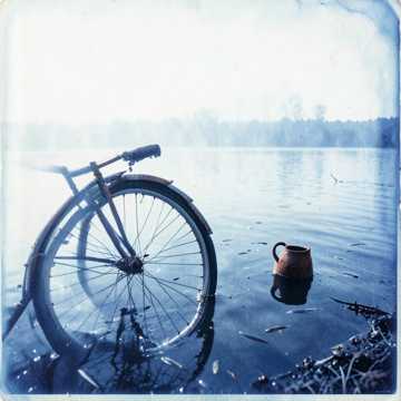 Summer lake nostalgia 