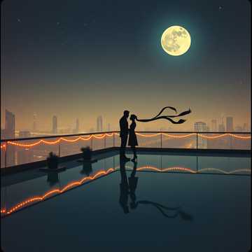 चाँदनी रात में