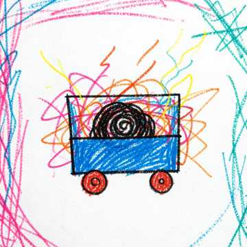 Carro Azul de Risas
