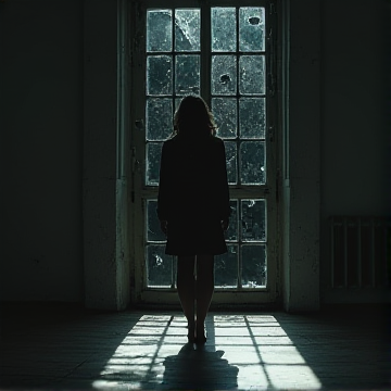 El reflejo roto.