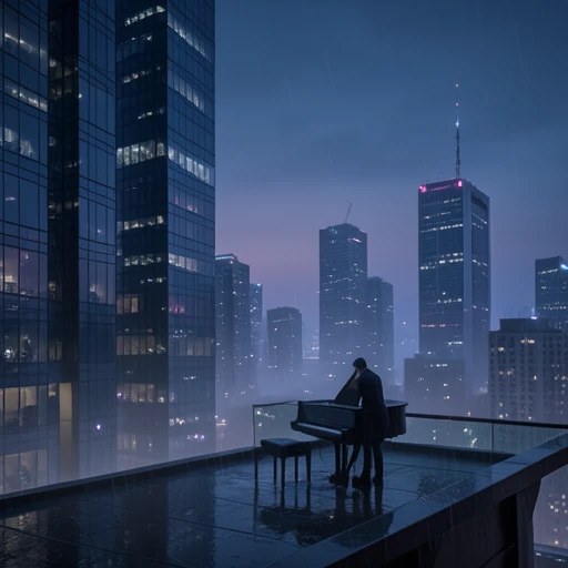 Midnight Echoes in Glass