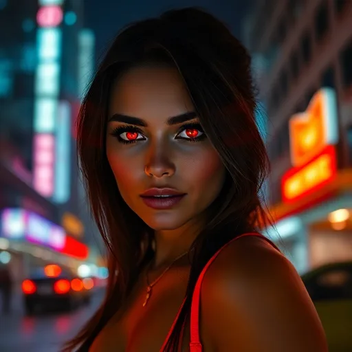 Devil in her eyes 