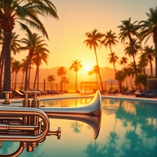 Sunlit Palms & Silver Bells