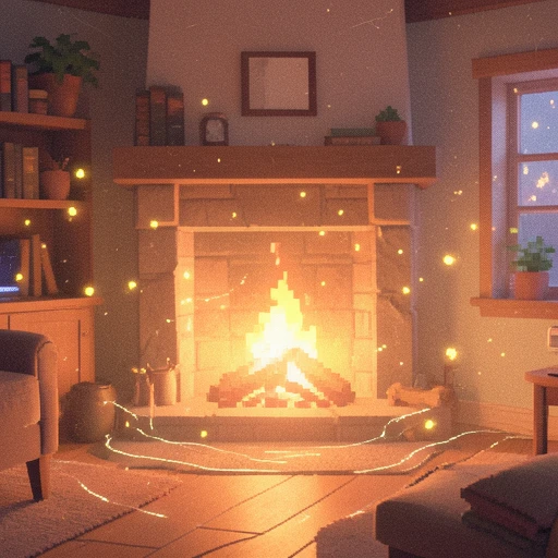 Pixelated Hearth Pixelated Hearth
